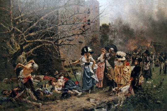 Massacre de Machecoul, March 11, 1793, by Francois Flameng (1856-1923)  Musée d